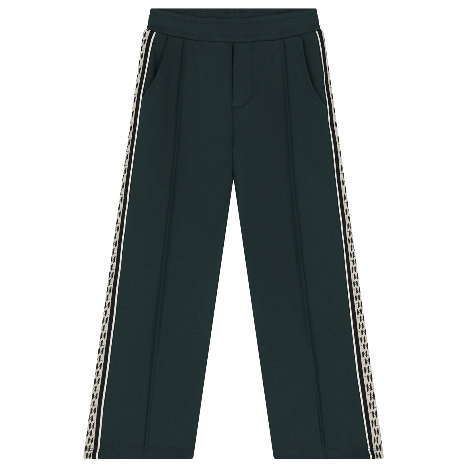 Boys Green Logo Joggers, 1, hi-res