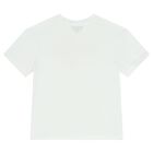 Boys White Logo T-Shirt, 1, hi-res