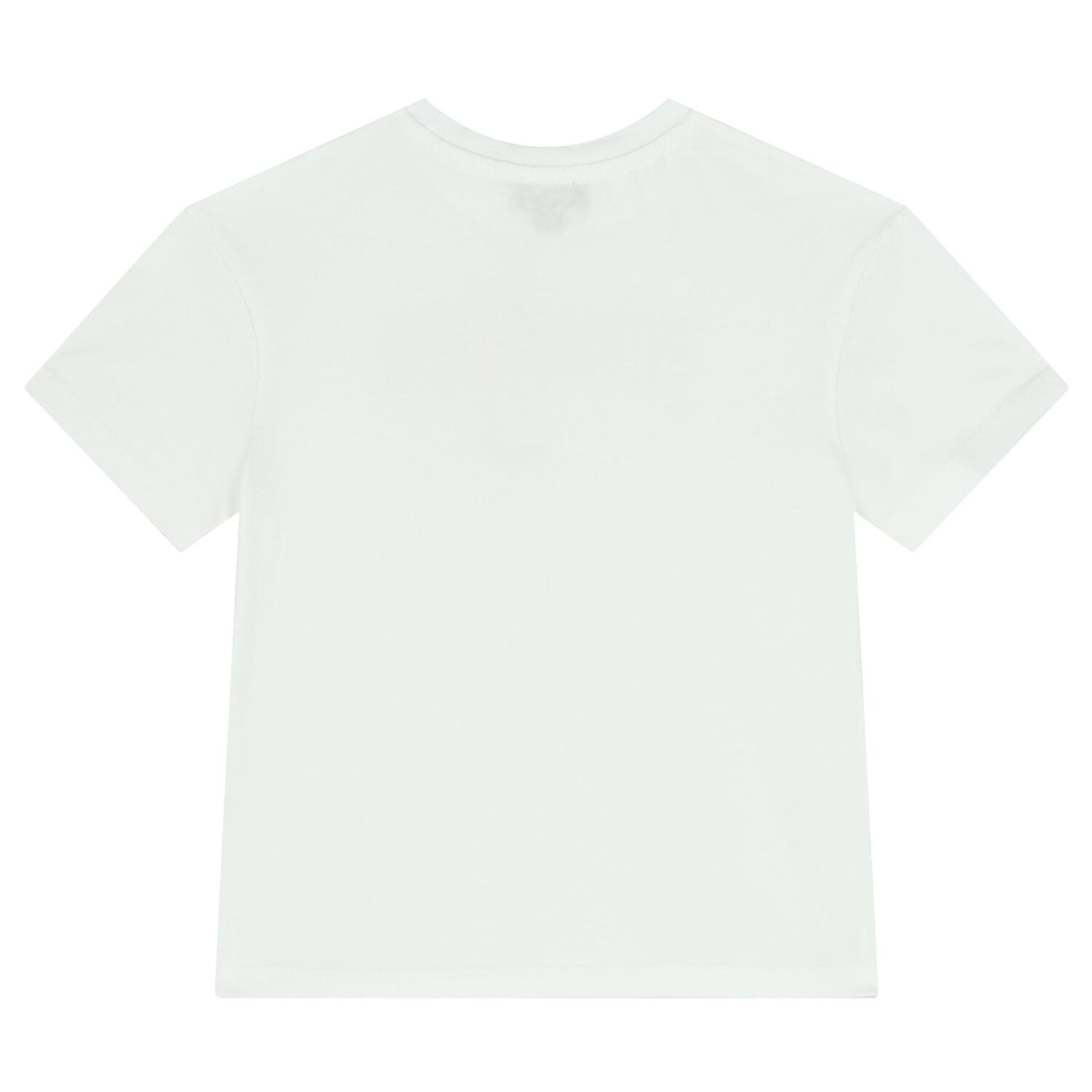 Boys White Logo T-Shirt, 1, hi-res image number null