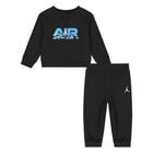 Younger Boys Black Jordan Logo Tracksuit, 1, hi-res
