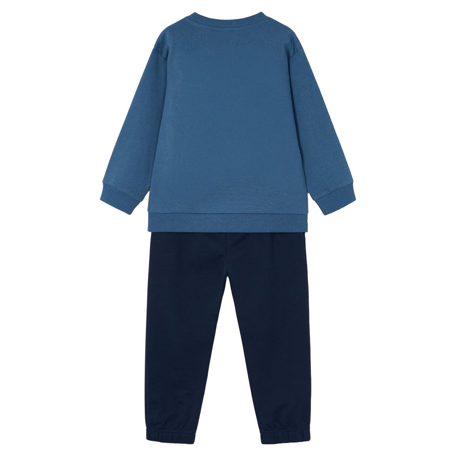 Boys Blue & Navy Blue Tracksuit, 2, hi-res