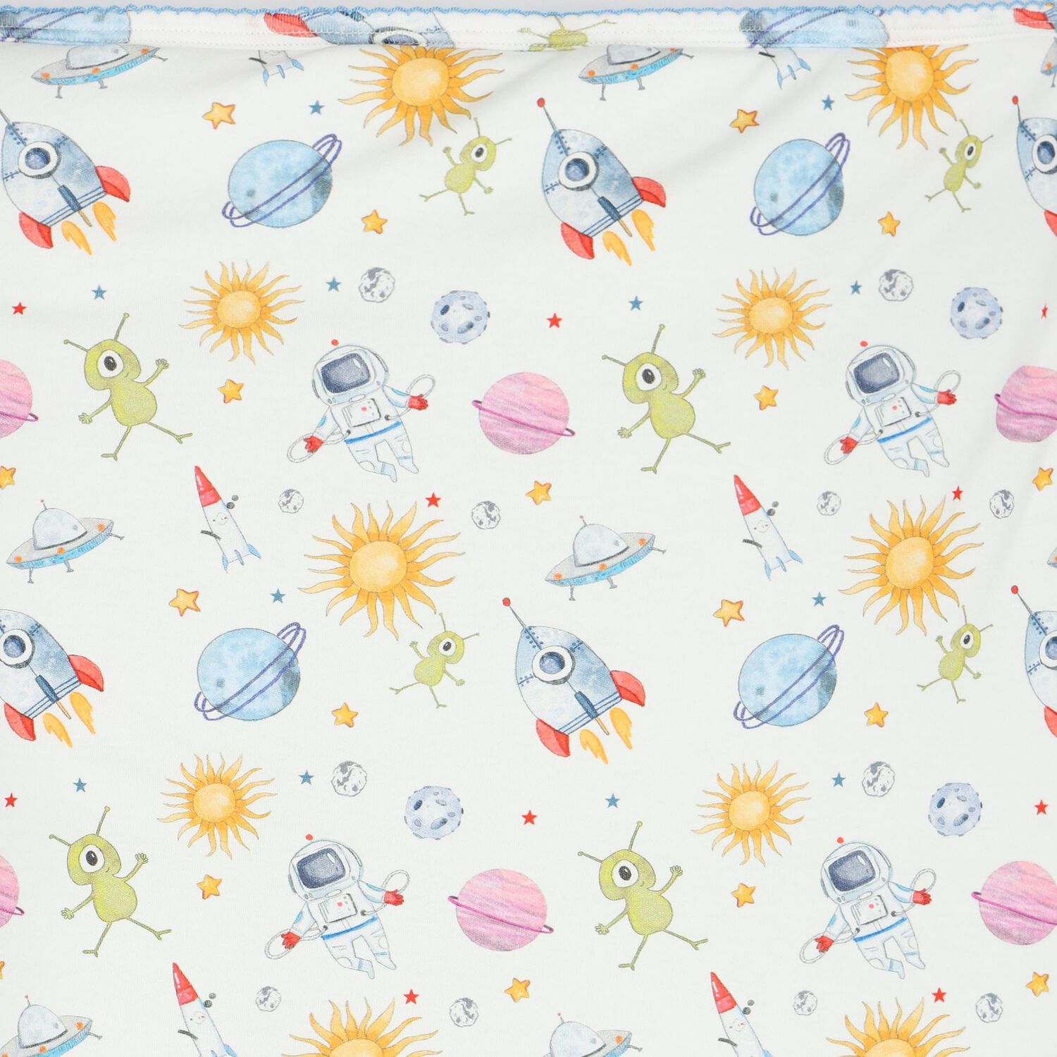 Baby Boys White Space Baby Nest, 1, hi-res