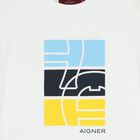 Boys White Logo T-Shirt, 1, hi-res