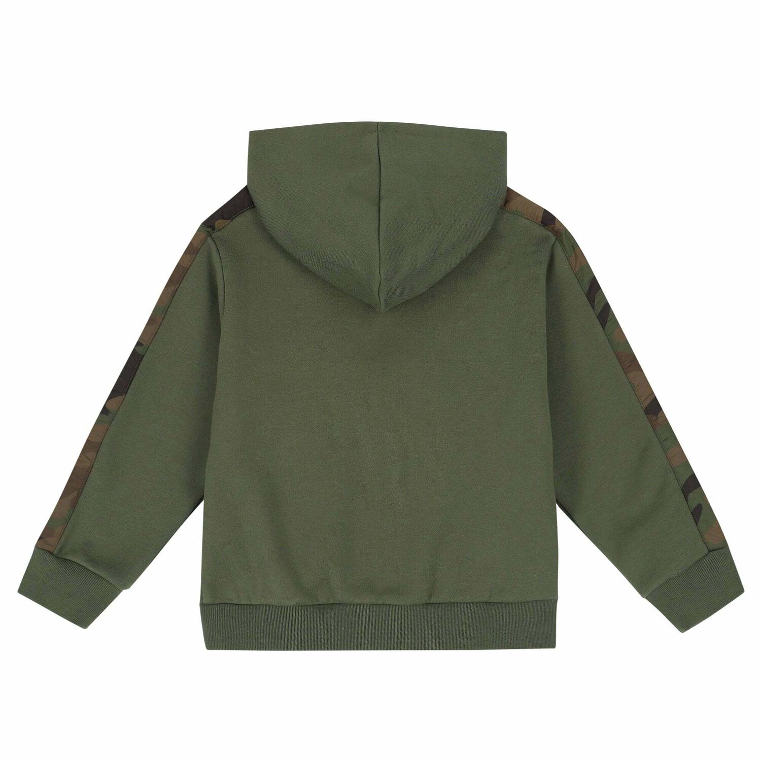 Boys Green Logo Zip Up Top, 1, hi-res image number null