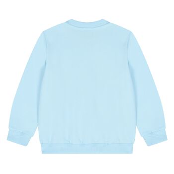 Younger Blue Teddy Bear Logo Sweatshirt