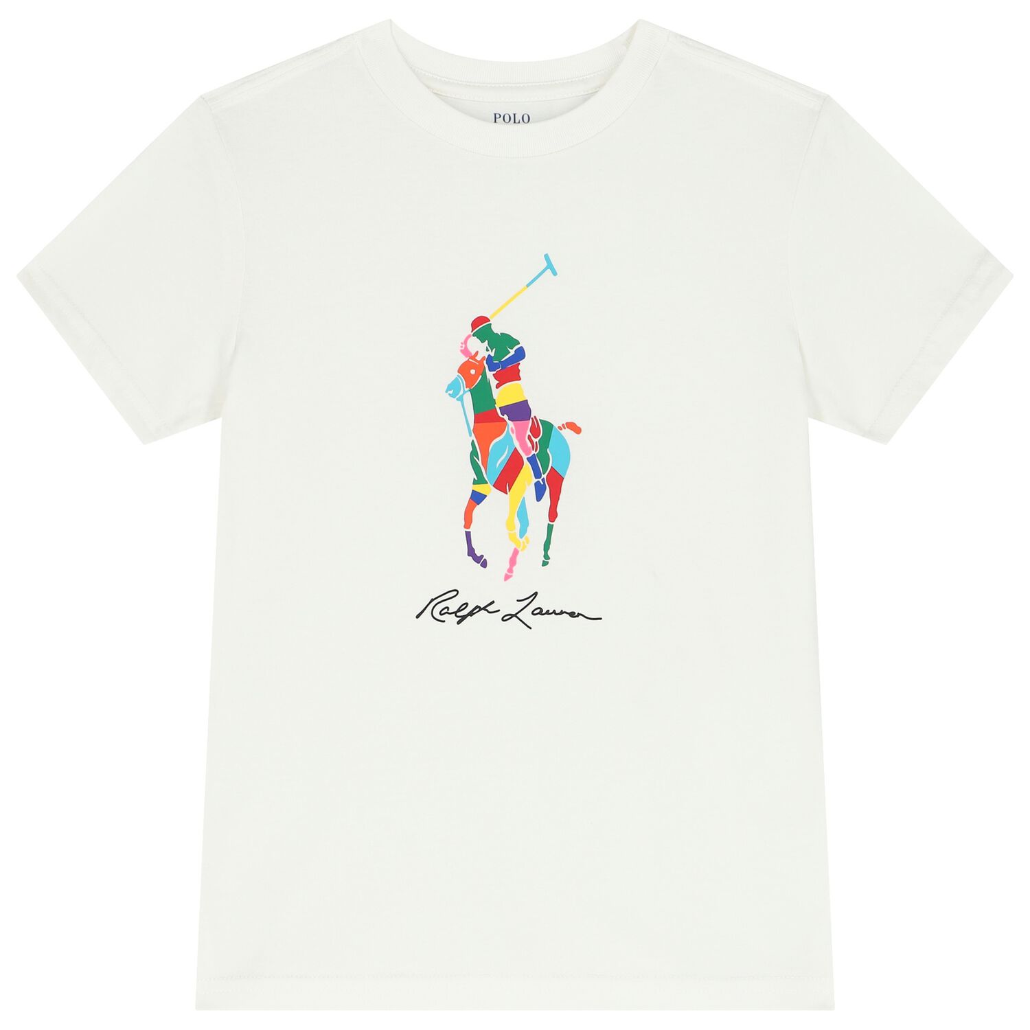 Boys White Logo T-Shirt, 1, hi-res image number null