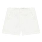 Baby Boys Blue & White Logo Shorts Set, 1, hi-res