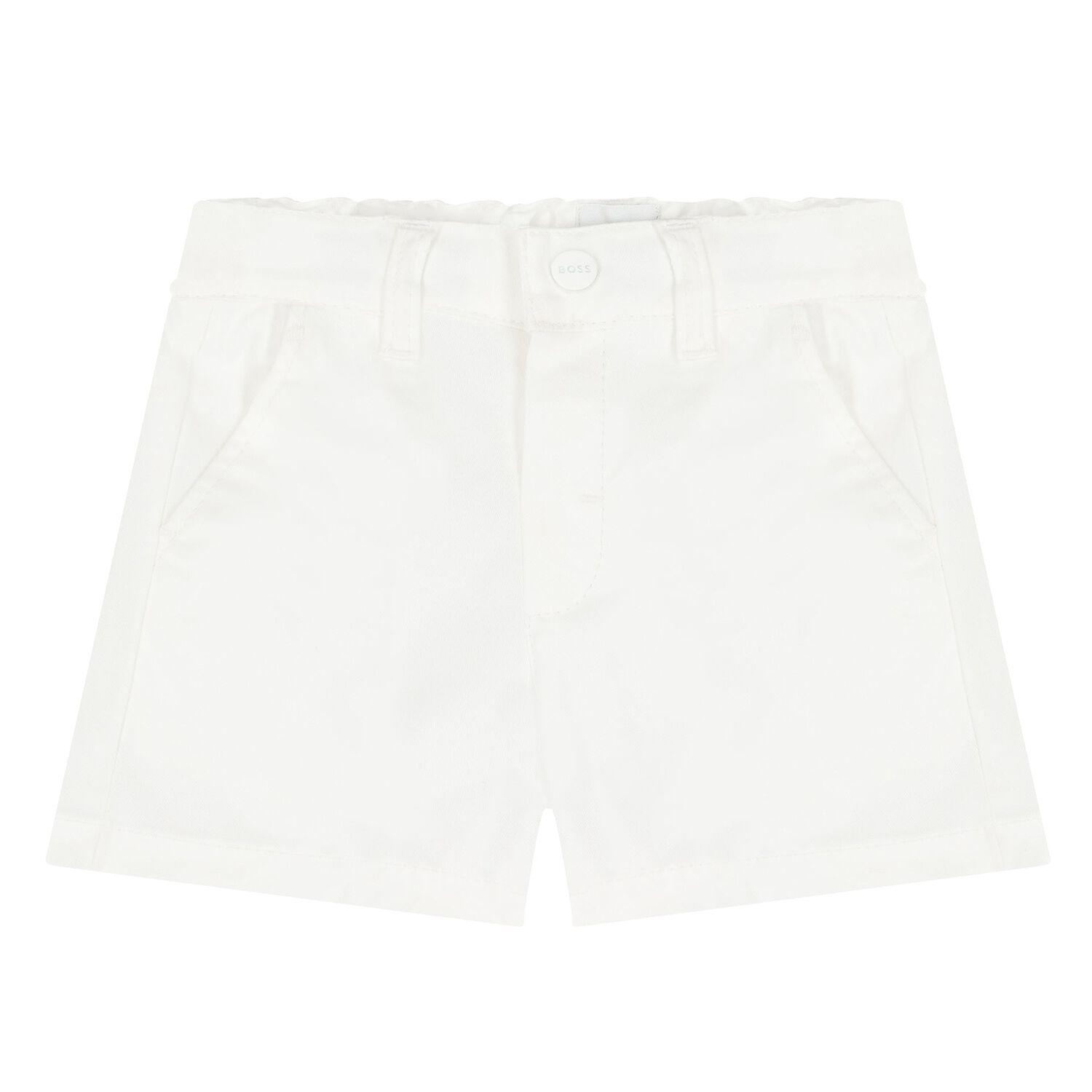 Baby Boys Blue & White Logo Shorts Set, 1, hi-res