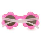 Girls Pink Flower Sunglasses, 1, hi-res