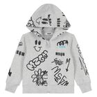 بدله رياضيه للاولاد بالشعار باللون الرمادى , 1, hi-res