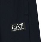 بنطلون أولاد رياضي بالشعار باللون الكحلي, 2, hi-res