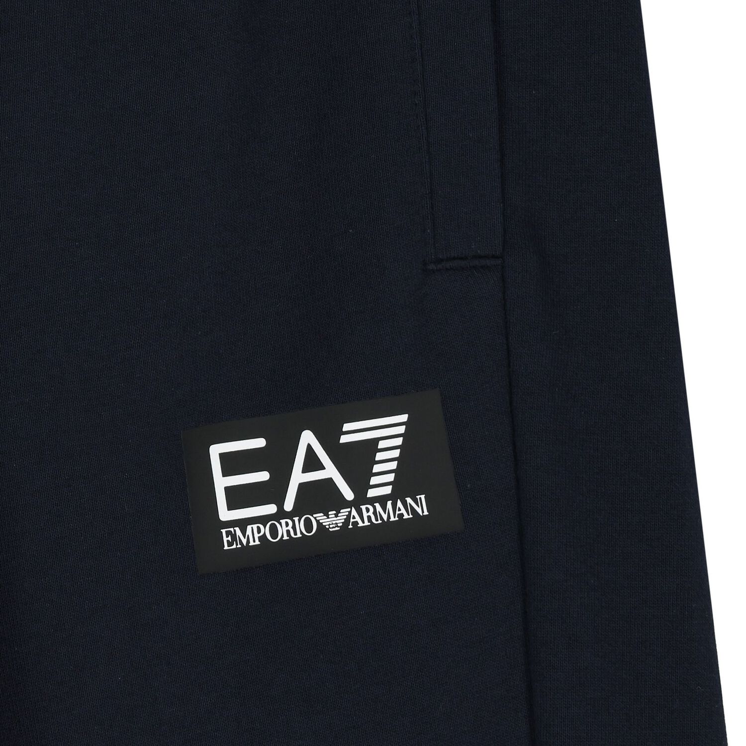 بنطلون أولاد رياضي بالشعار باللون الكحلي, 2, hi-res