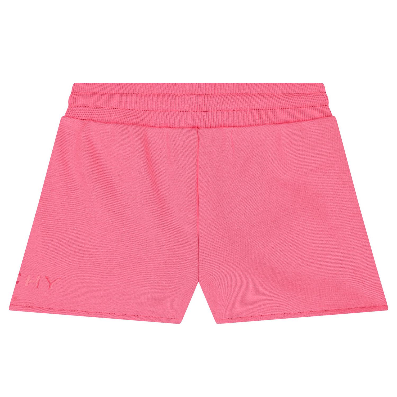 شورت بالشعار باللون الوردي للبنات, 1, hi-res
