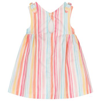 Baby Girls Multi-Coloured Striped Dress