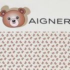 بطانية بالشعار باللون الأبيض والبيج للأطفال , 3, hi-res