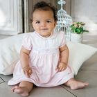 Baby Girls Pink & White Dress Set, 1, hi-res