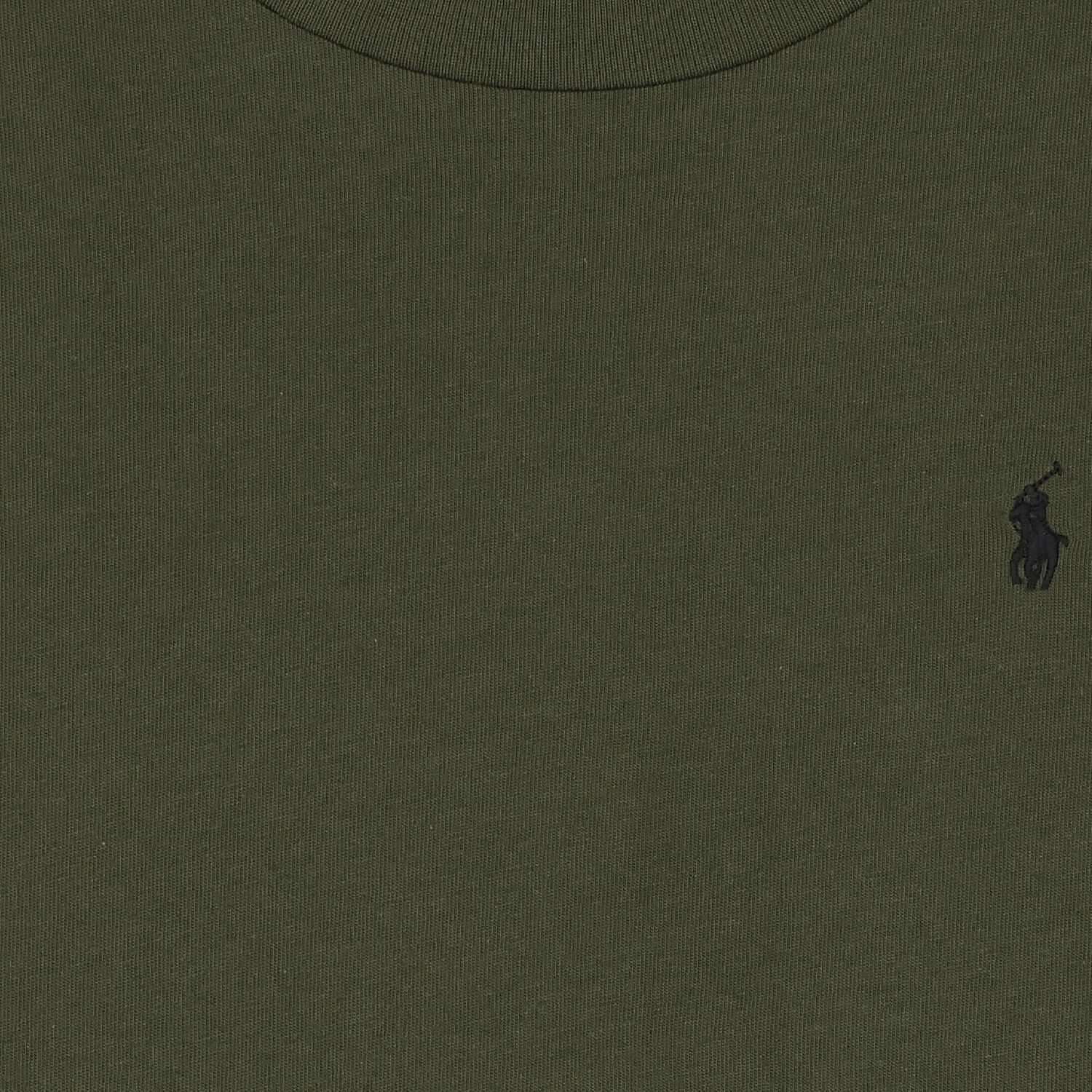 تي شيرت اولاد بالشعار باللون الأخضر , 1, hi-res