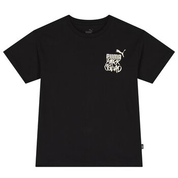 Boys Black Logo T-Shirt
