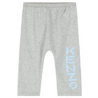 Baby Boys White & Grey Trousers Set, 1, hi-res