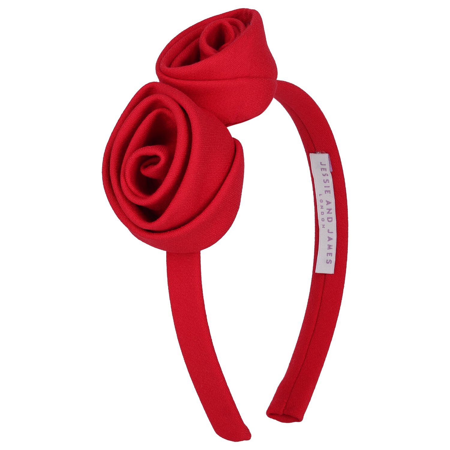 Girls Red Roses Headband, 1, hi-res
