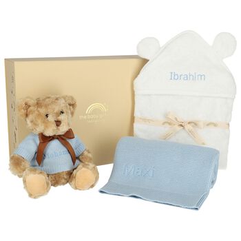 Boys Blue Welcome Little One Baby Gift Set