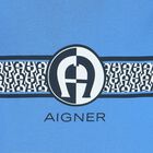 توب بالشعار بأكمام باللون الأزرق للأولاد, 1, hi-res