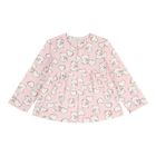 Baby Girls White & Pink Tracksuit Set ( 3 Piece ), 1, hi-res