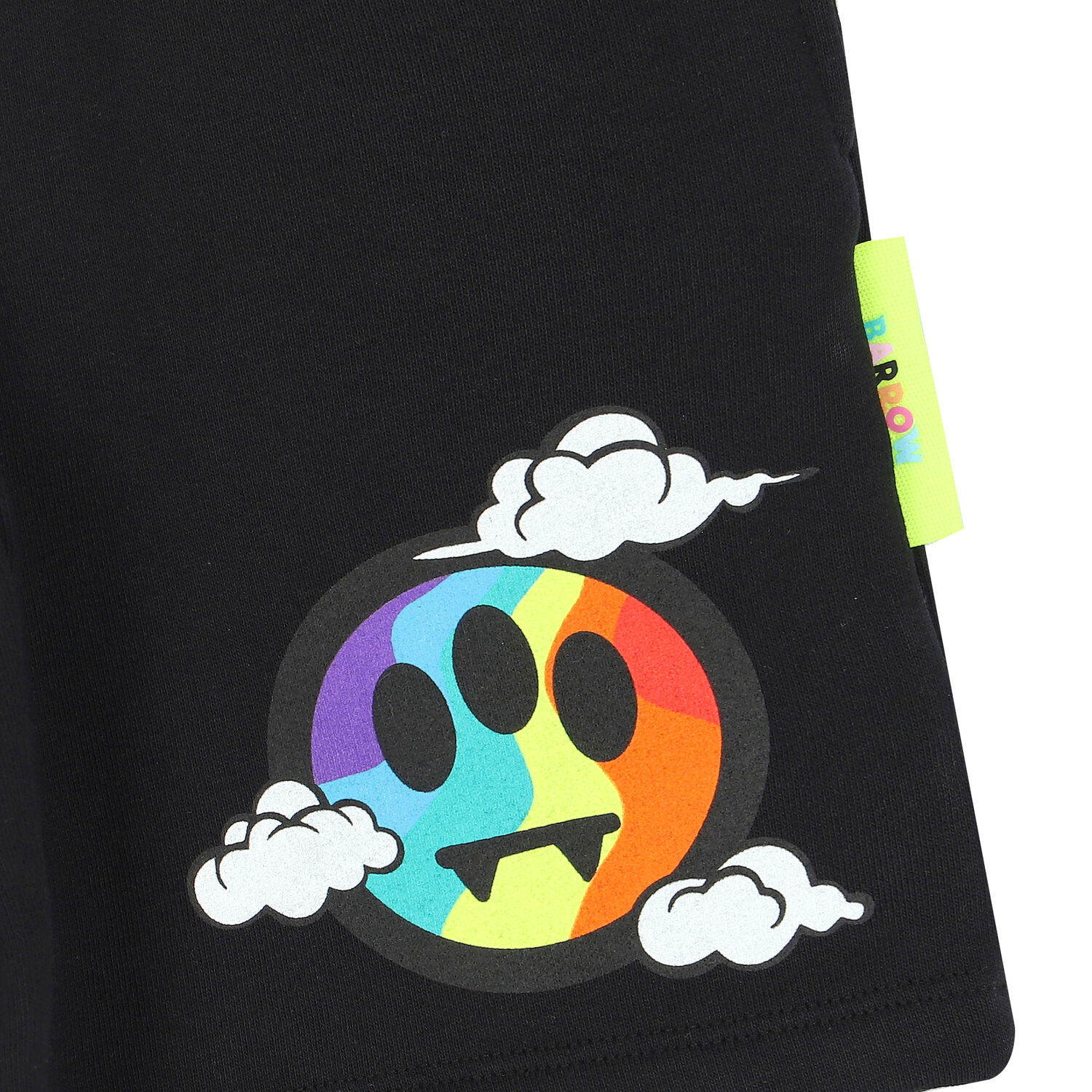 شورت بالشعار باللون الأسود, 3, hi-res image number null