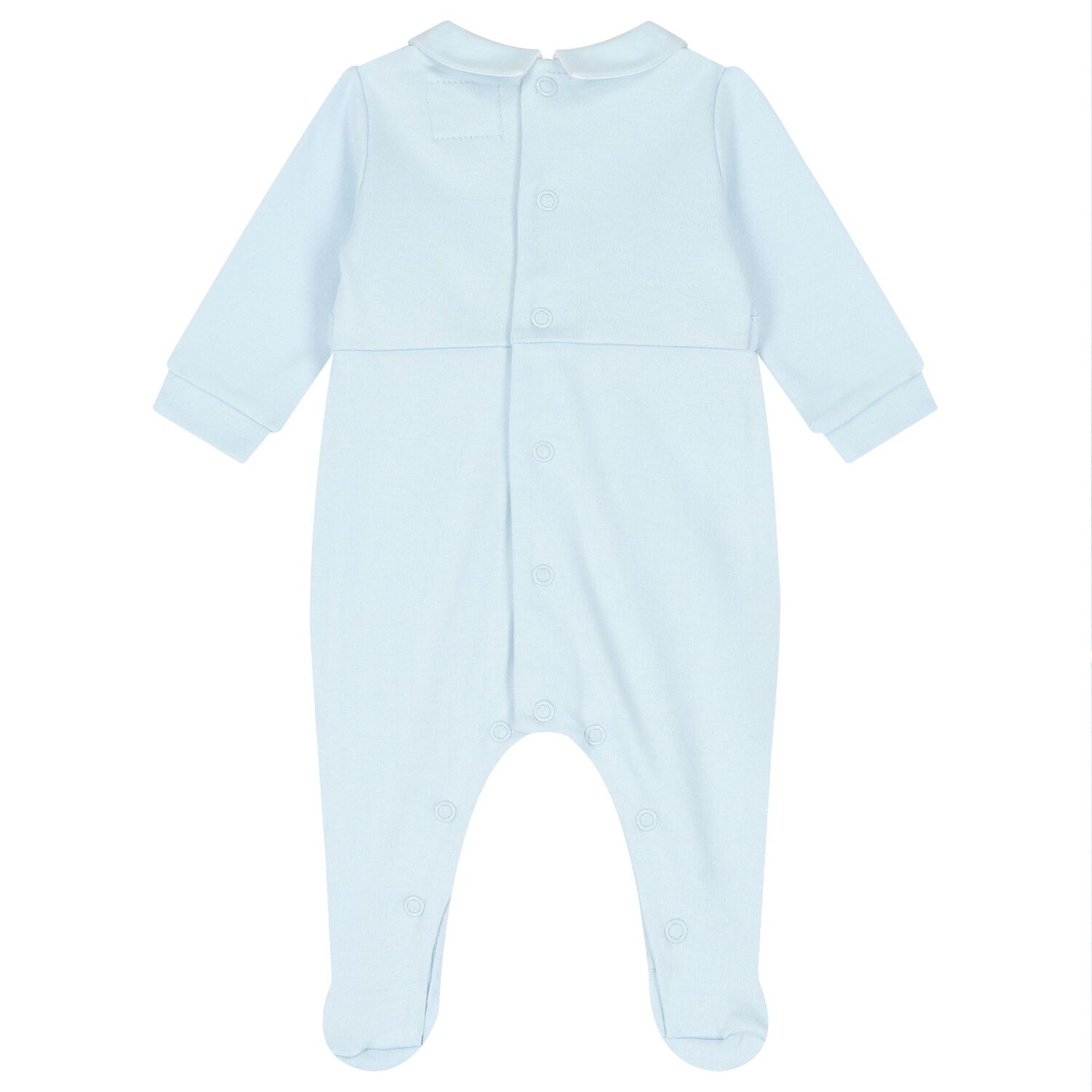 Baby Boys Blue Babygrow, 1, hi-res