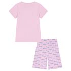 Girls Pink Disney Stitch Shorts Set, 1, hi-res