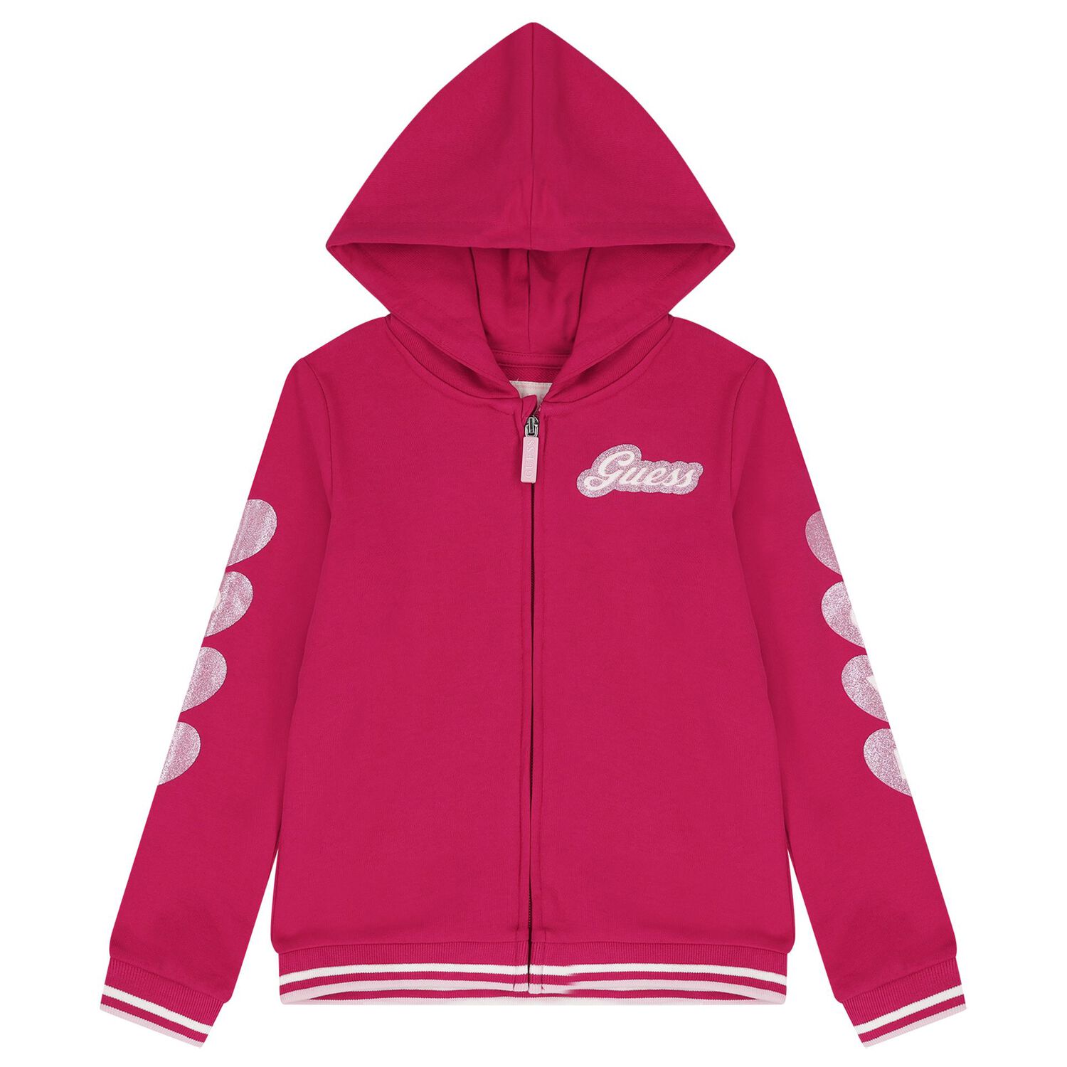 Girls Pink Logo Tracksuit, 2, hi-res