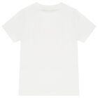 تيشيرت بنات بالشعار باللون الأبيض و الوردى, 1, hi-res