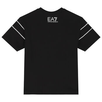 Boys Black Logo T-Shirt
