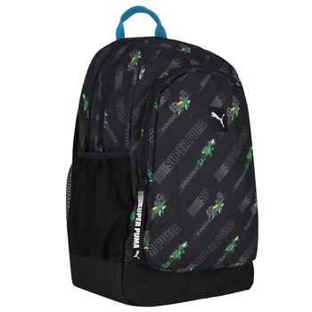 Boys Black Logo Backpack