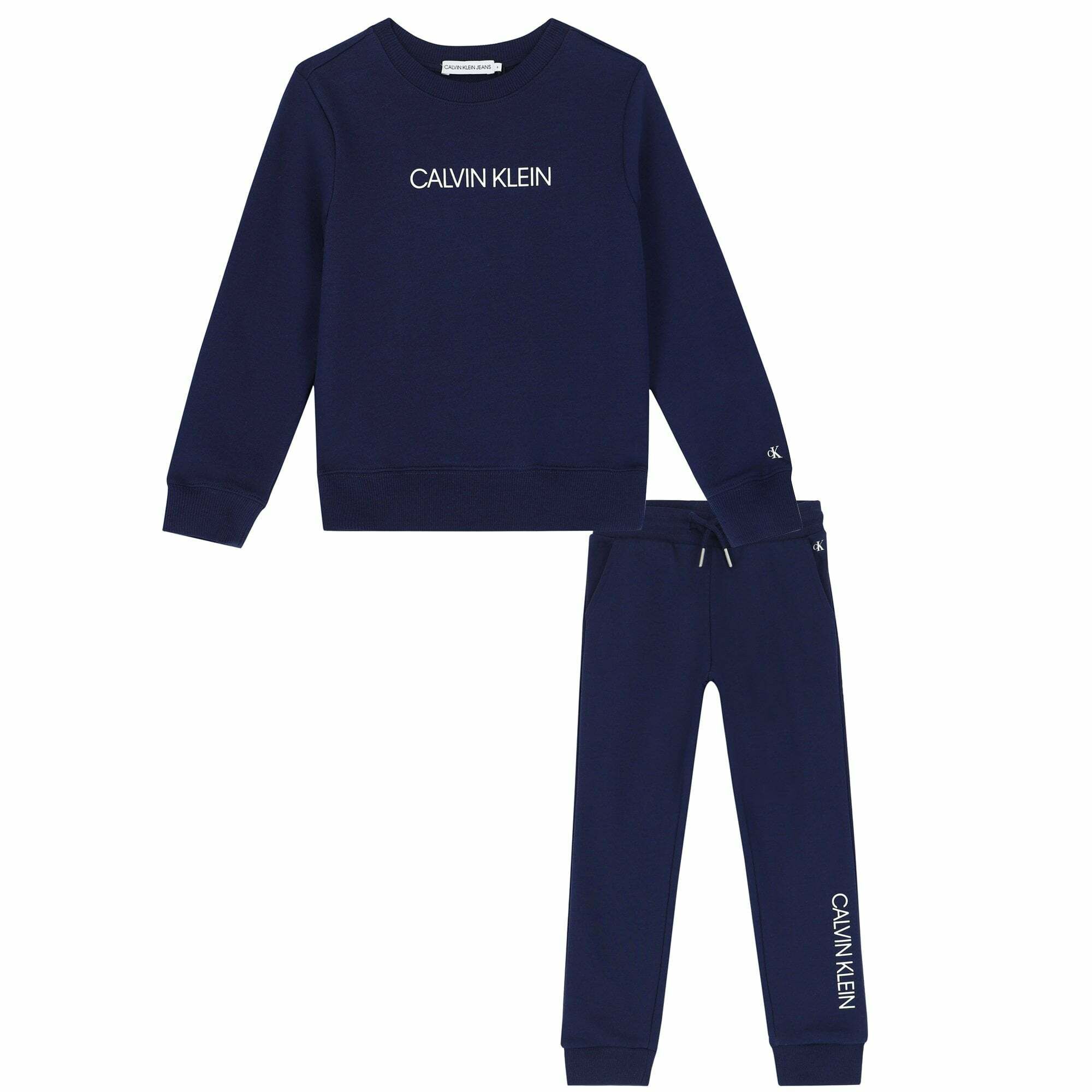 Calvin Klein Boys Navy Logo Tracksuit Junior Couture UAE