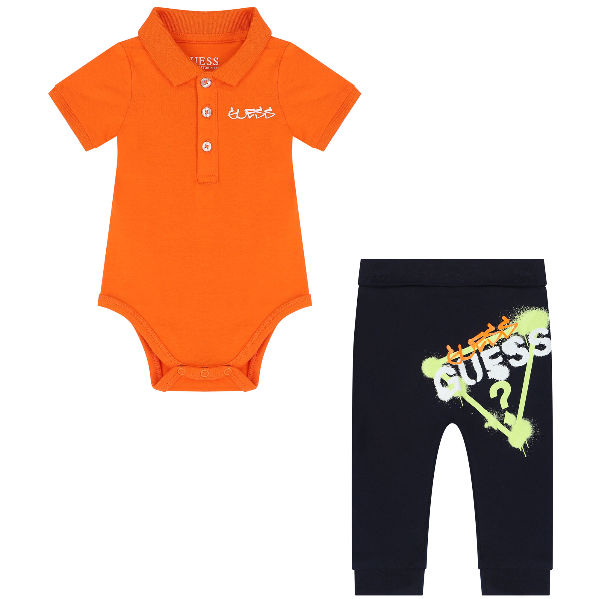 Orange cheap baby bodysuit