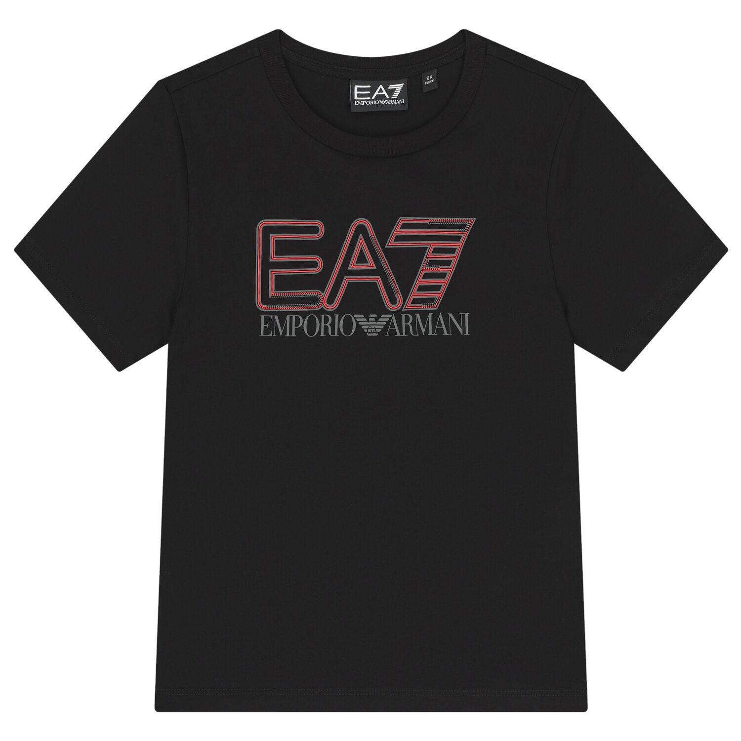 Boys Black Logo T-Shirt, 2, hi-res