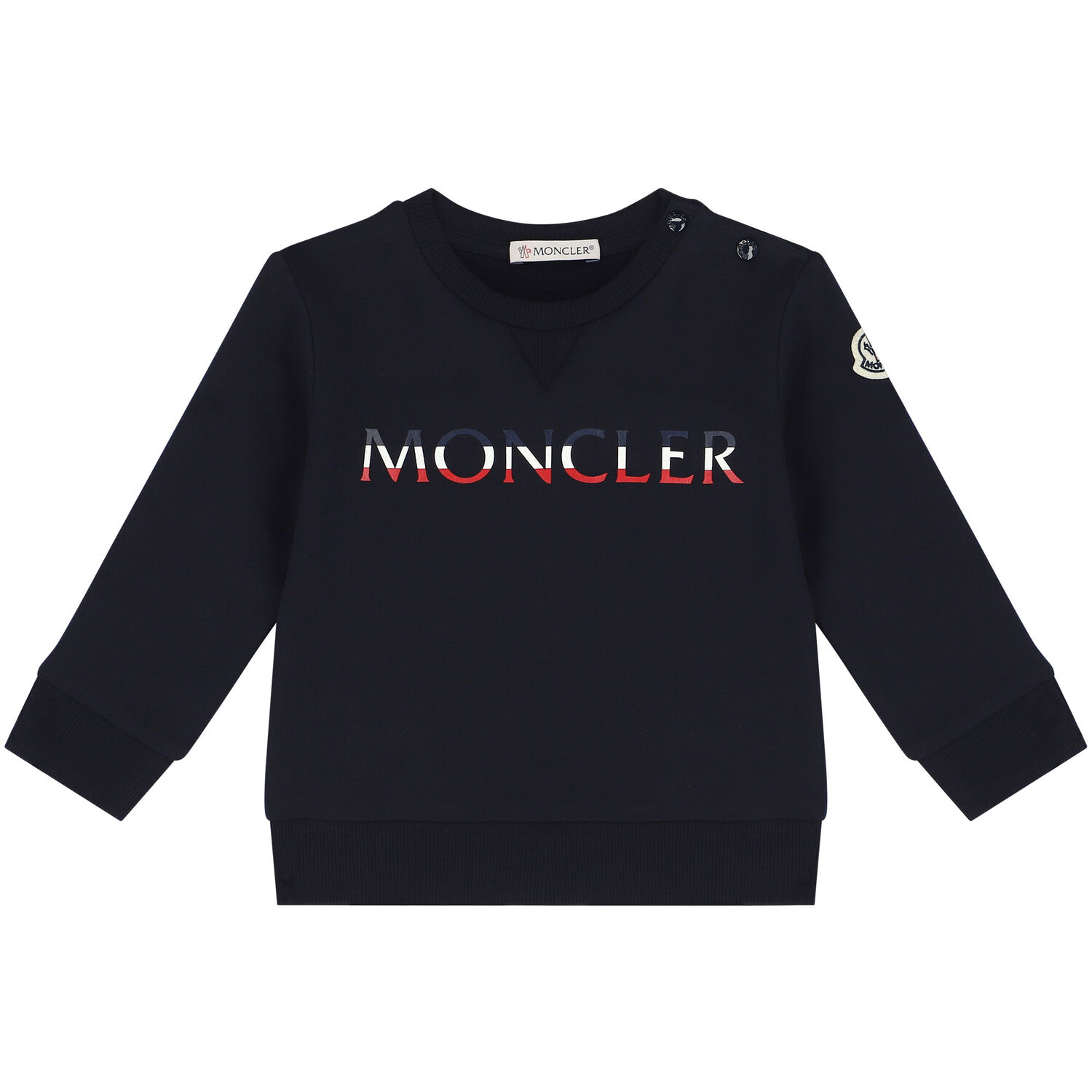 Younger Boys Navy Blue Logo Tracksuit, 1, hi-res image number null