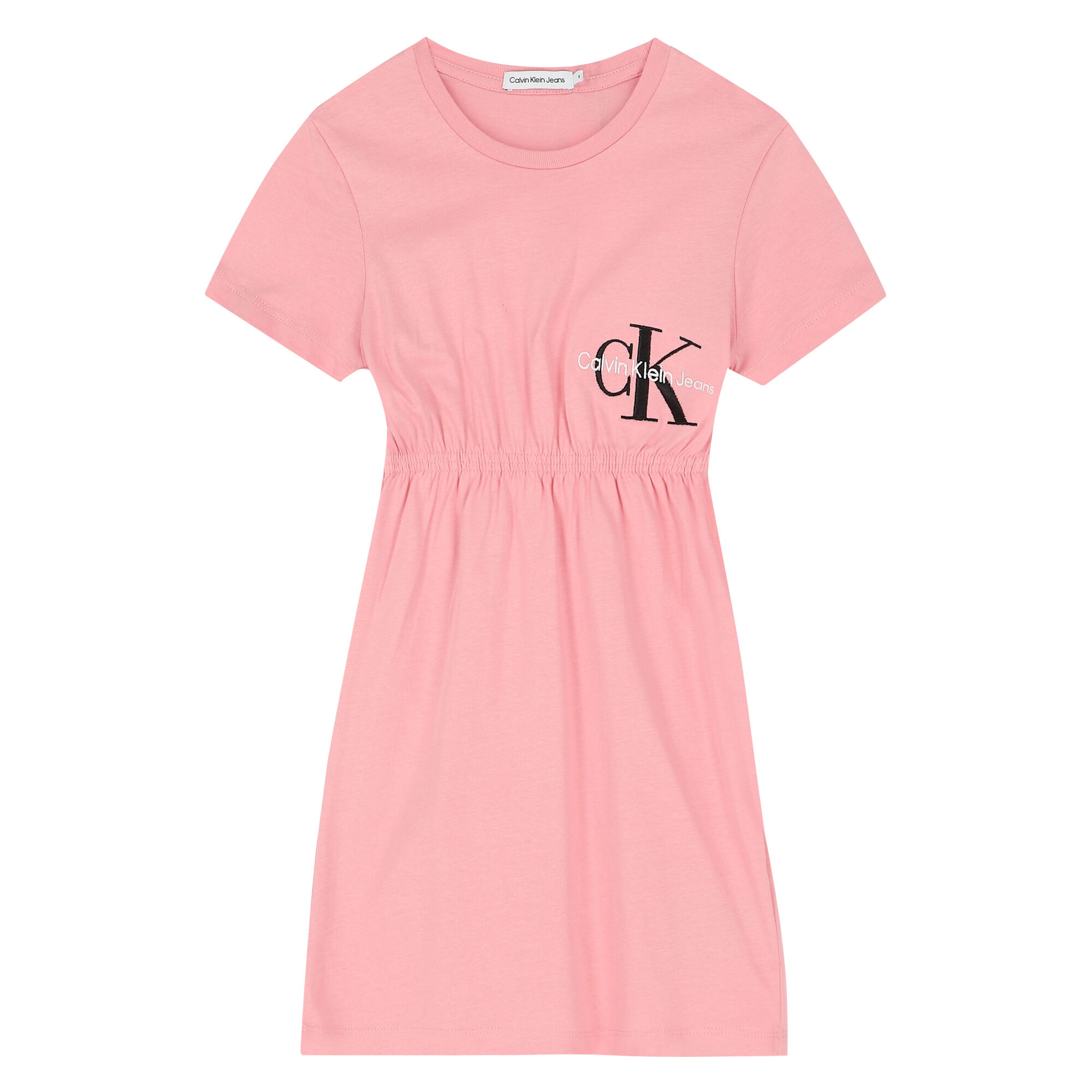 Calvin klein t shirt dress pink sales