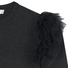 كارديجان محبوك باللون الكحلي للفتيات, 1, hi-res