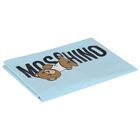 Boys Blue Teddy Bear Logo Baby Blanket, 2, hi-res