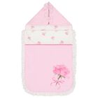 Baby Girls Pink & White Rose Nest, 1, hi-res