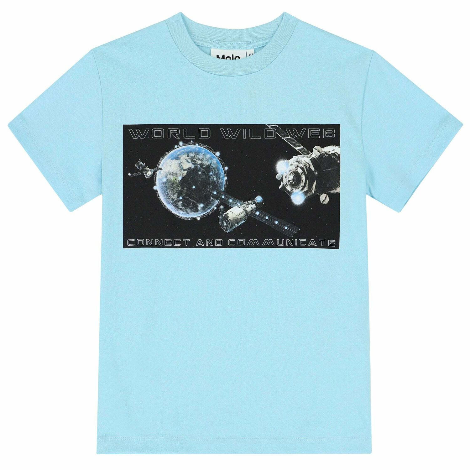 Boys Blue Graphic T-Shirt, 3, hi-res