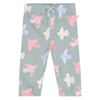 Stella McCartney Younger Girls Green Bird Joggers, 1 Younger Girls Green Bird Joggers