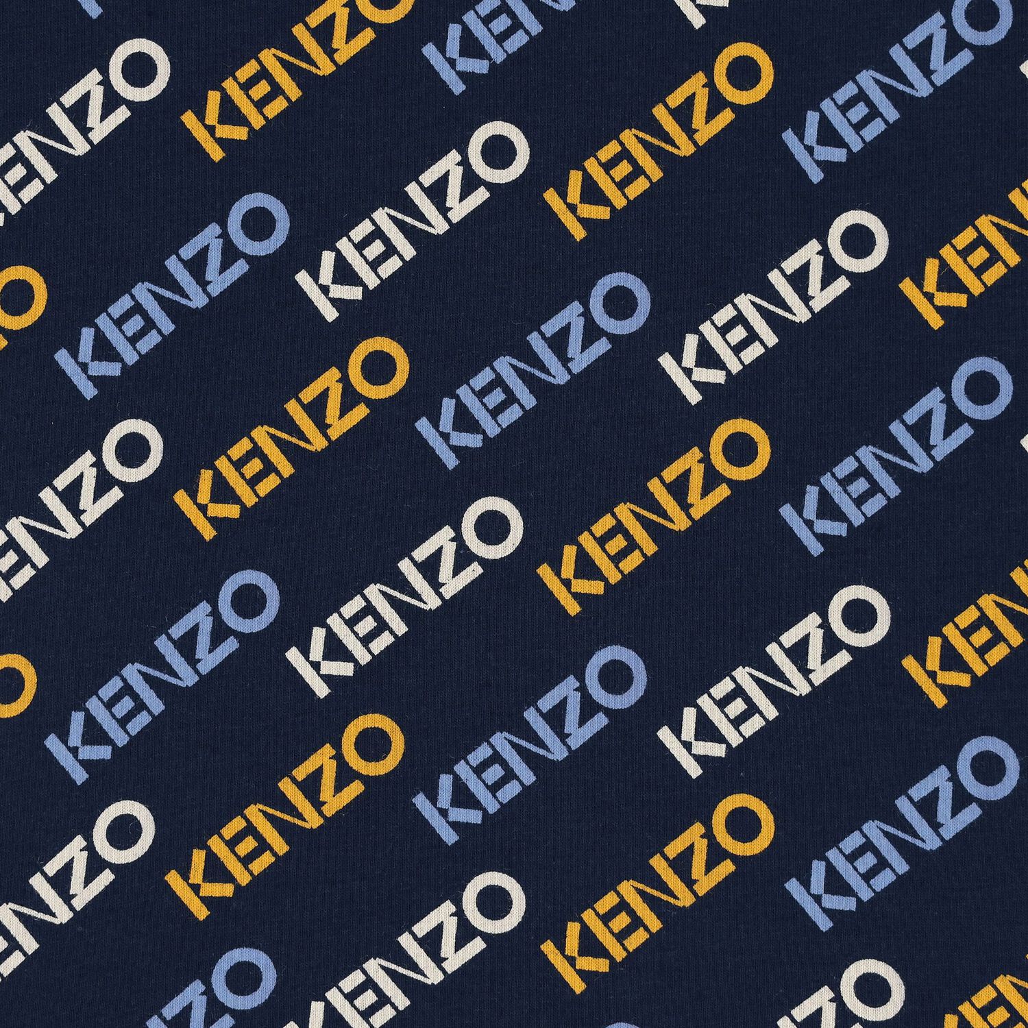 تيشيرت أولاد بالشعار باللون الكحلي, 1, hi-res image number null