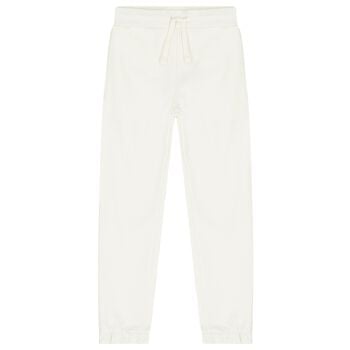 Girls Ivory Logo Joggers