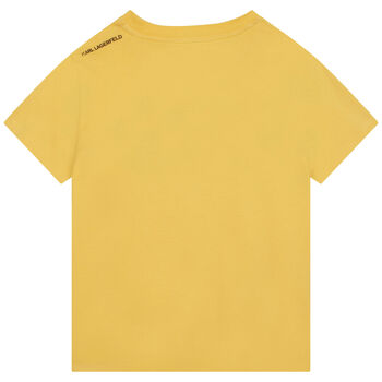 Boys Yellow Logo T-Shirt
