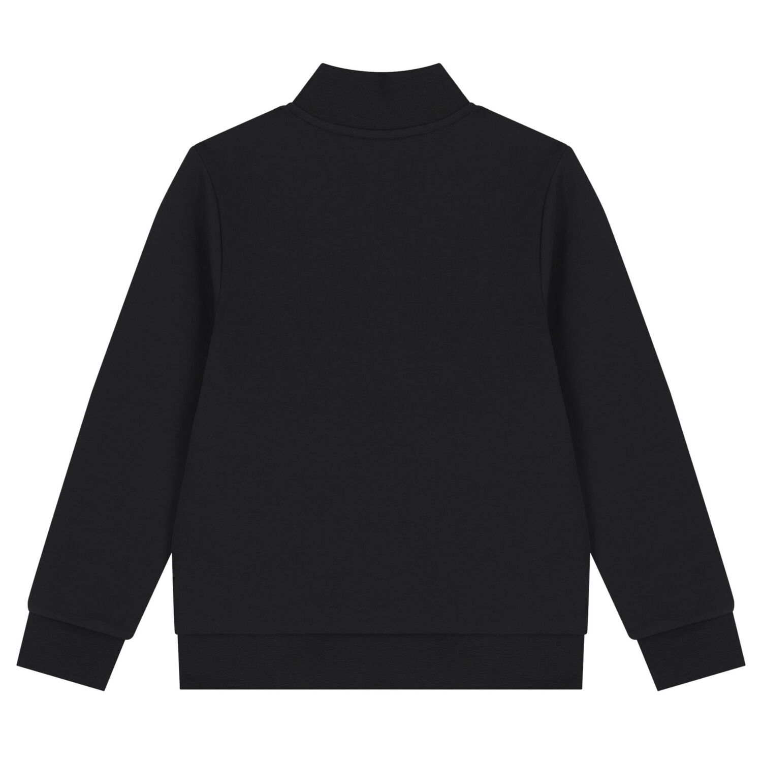 Boys Black Logo Sweatshirt, 1, hi-res