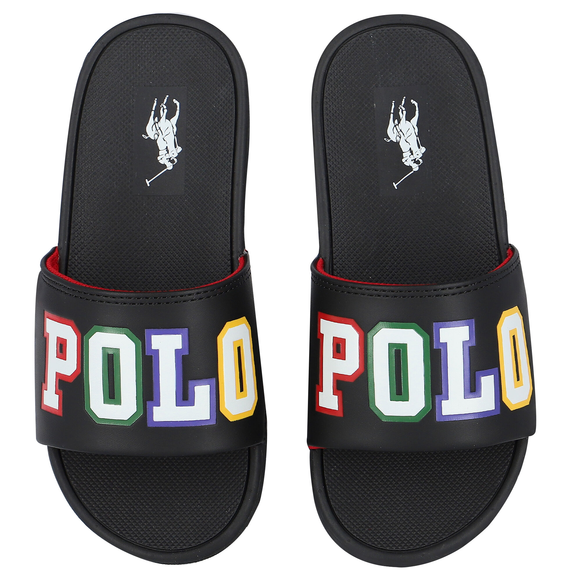Boys ralph lauren sliders on sale