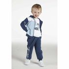 تيشيرت باكمام بالشعار باللون الابيض للاولاد, 1, hi-res